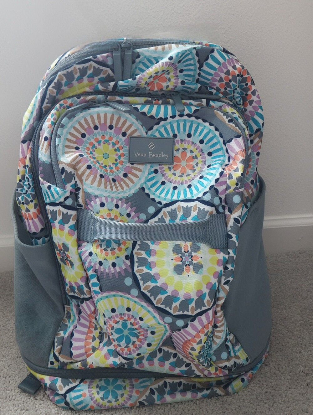 Vera Bradley Lighten Up Adventure Travel Backpack in Sunny Medallion